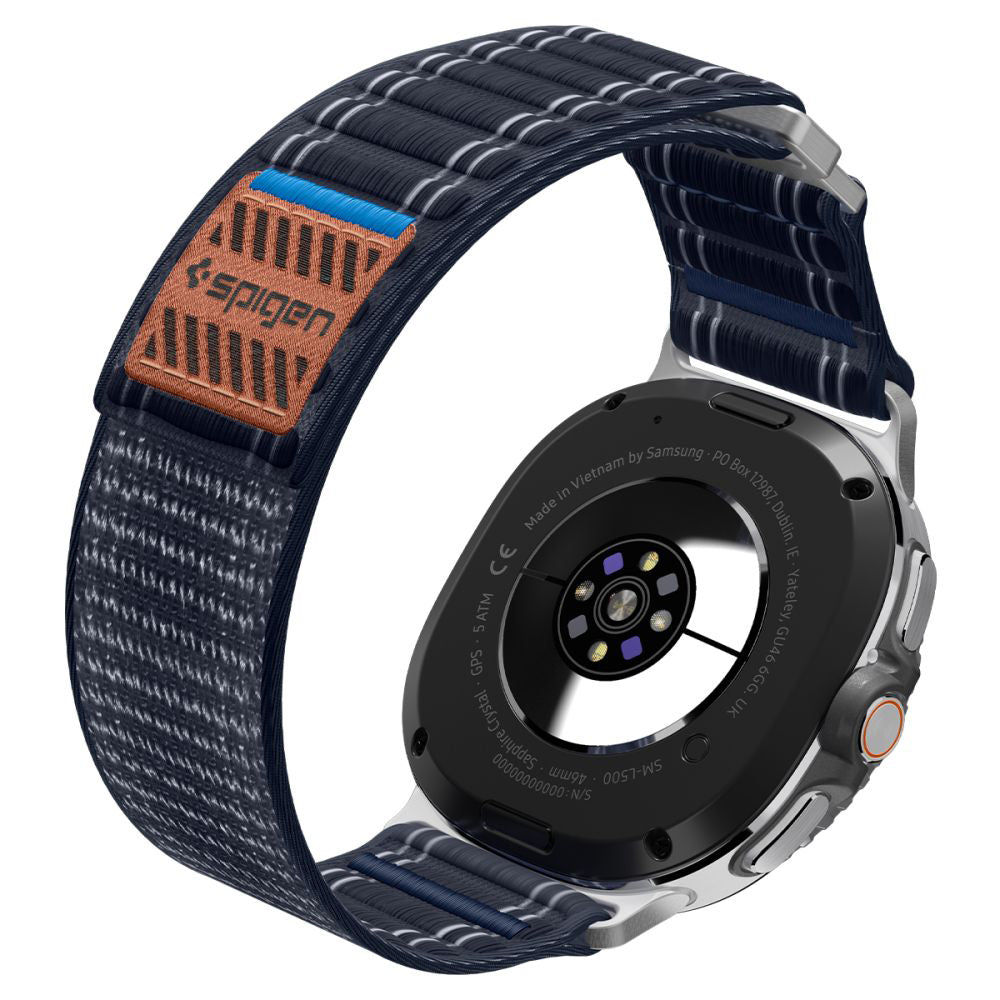 Curea textilă Spigen WBF0 Samsung Galaxy Watch9 / Watch8 / Watch8 Classic – Bleumarin – imagine 12