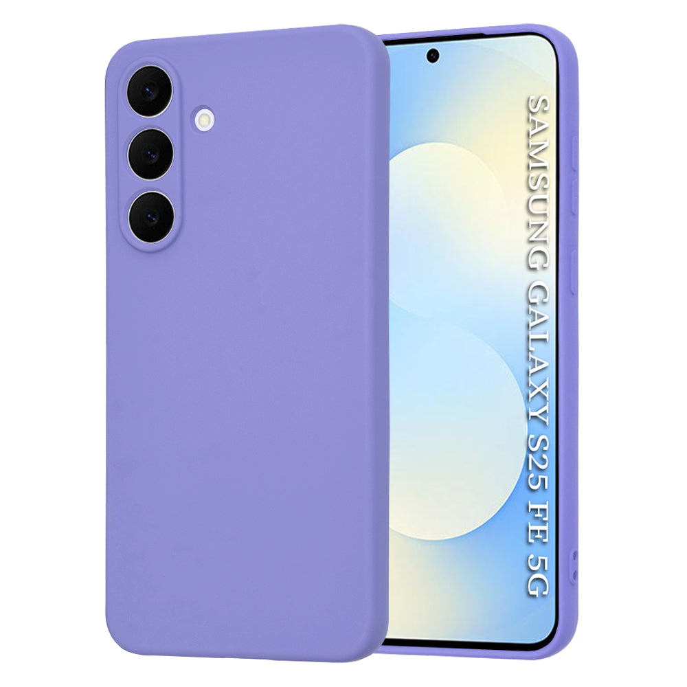 Husă din silicon Techsuit SoftFlex Galaxy S25 FE – Mov deschis – imagine 14
