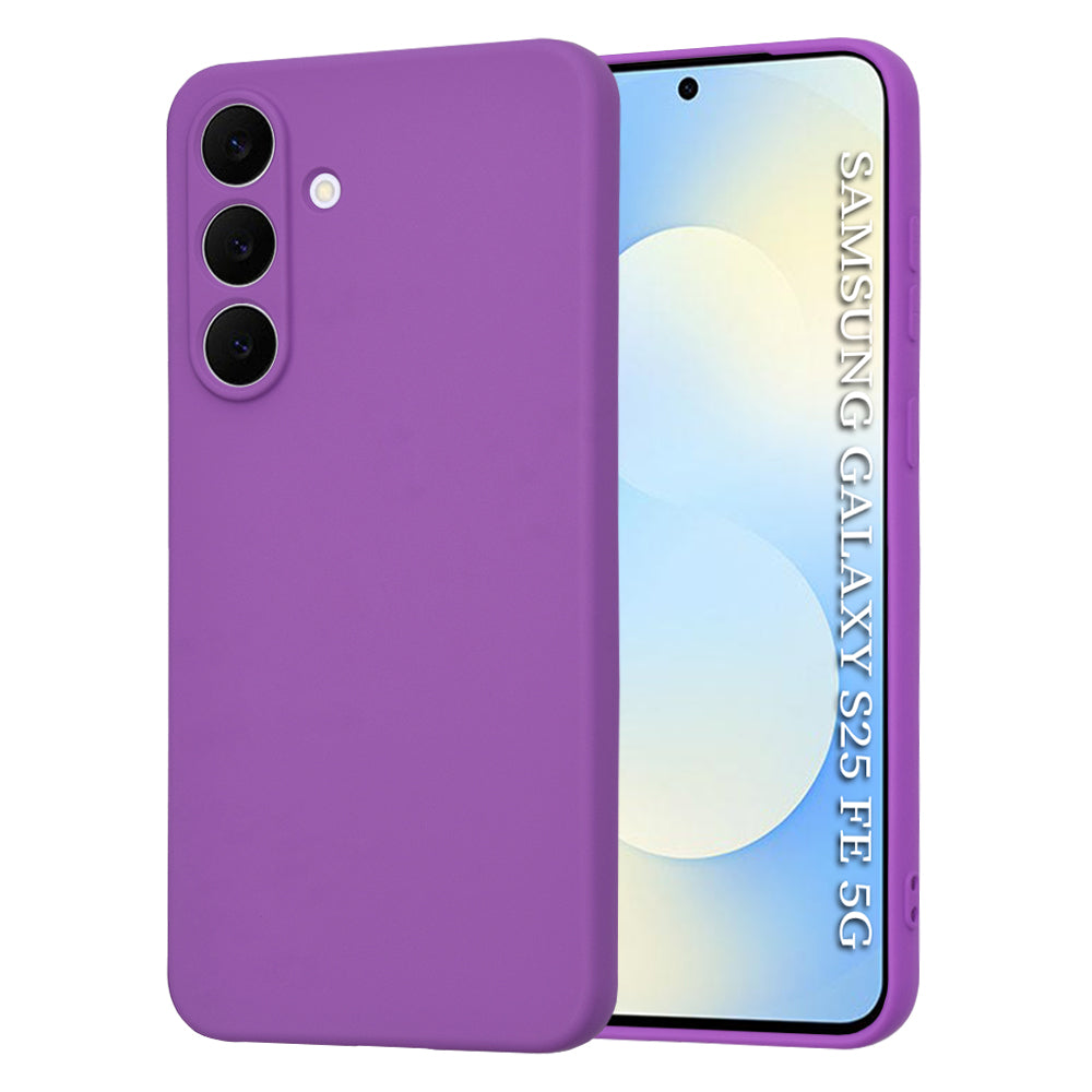 Husă din silicon Techsuit SoftFlex Galaxy S25 FE – Mov – imagine 5