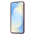 Husă din silicon Techsuit SoftFlex Galaxy S25 FE – Roșu prună – imagine 9