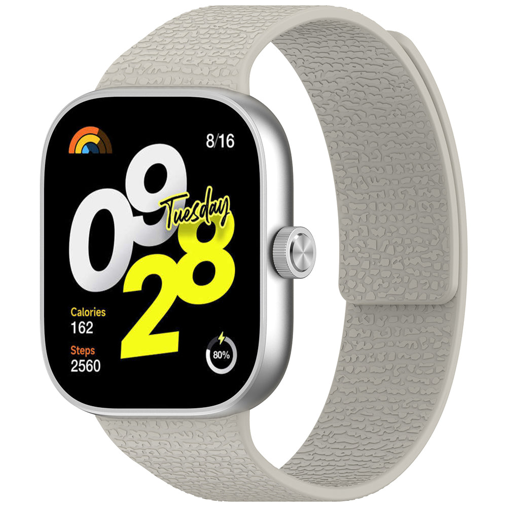 Curea Xiaomi Smart Band 10 Pro/9 Pro/8 Pro Techsuit W016, silicon, gri – imagine 1