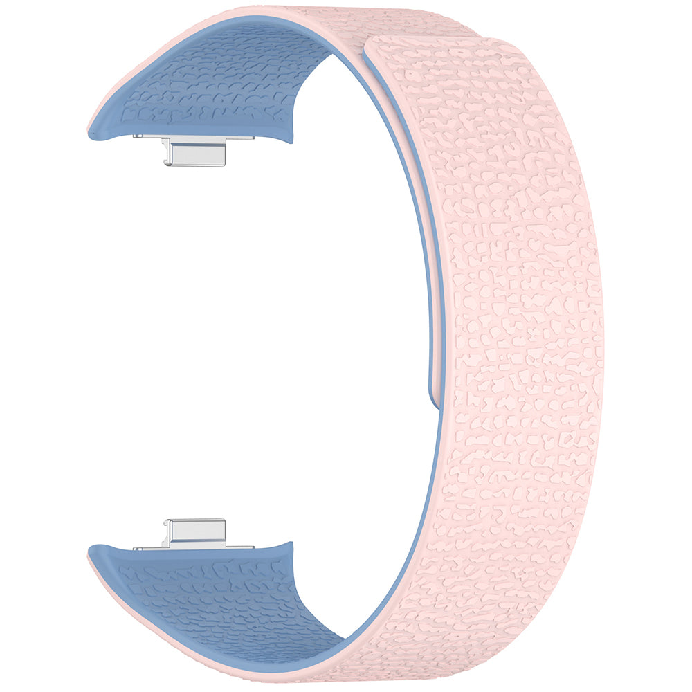 Curea Xiaomi Smart Band 10 Pro Techsuit W016, silicon, roz/albastru – imagine 2