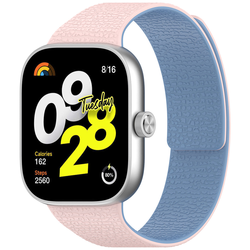 Curea Xiaomi Smart Band 10 Pro Techsuit W016, silicon, roz/albastru – imagine 1