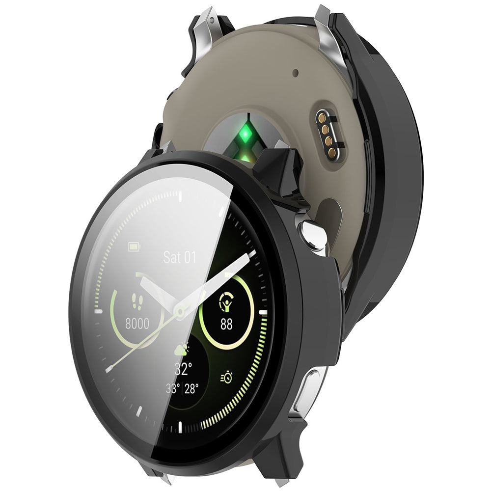 Husă cu folie Garmin Venu 4 45 mm Techsuit Defense360 Pro, negru – imagine 2