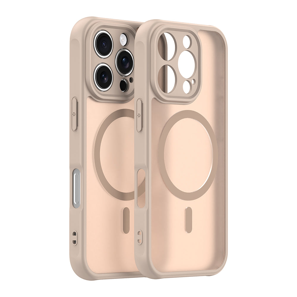 Husă Techsuit HaloFrost II MagSafe iPhone 16 Pro – Auriu – imagine 6