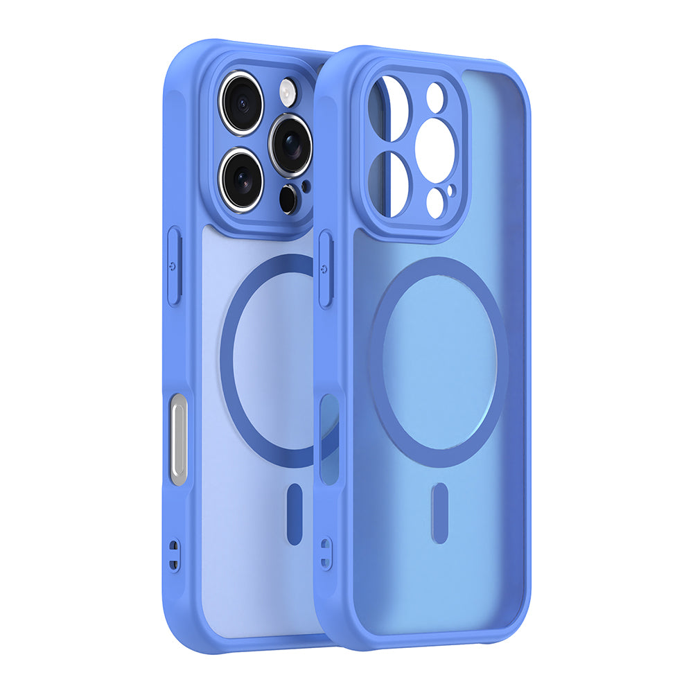 Husă Techsuit HaloFrost II MagSafe iPhone 16 Pro – Bleu – imagine 12