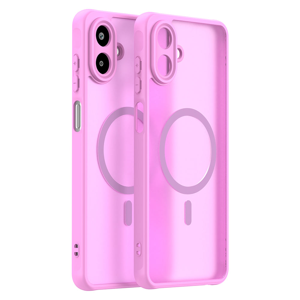 Husă Techsuit HaloFrost II MagSafe Galaxy A07 – Roz – imagine 4