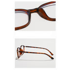 Ochelari lumină albastră unisex, ramă rotundă TR90 – Techsuit 6635 – Negru – imagine 3