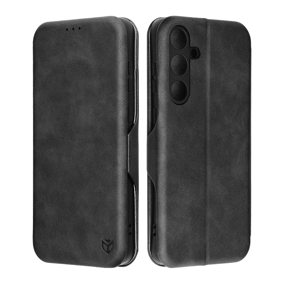 Husă flip Techsuit Safe Wallet Plus Galaxy S25 FE – Negru – imagine 4