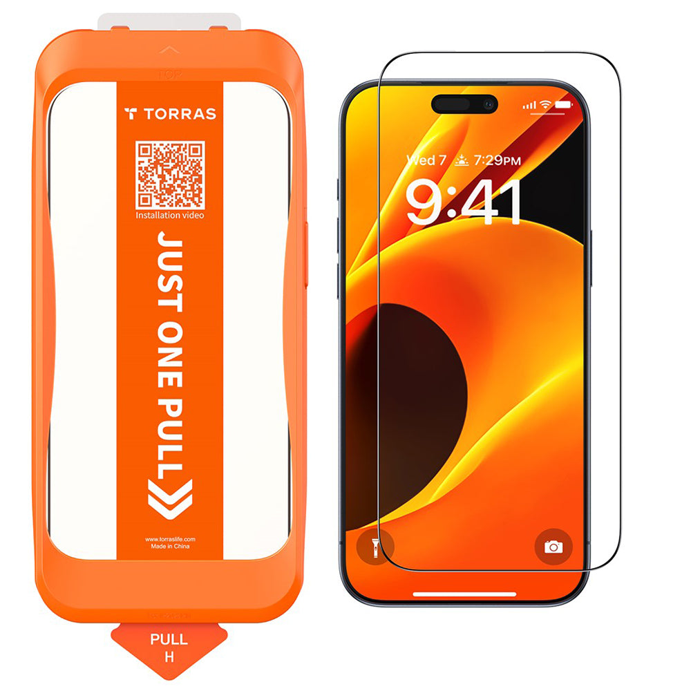 Folie sticlă Torras GlassGo Install Master iPhone 17 / 16 Pro – imagine 2 din 3
