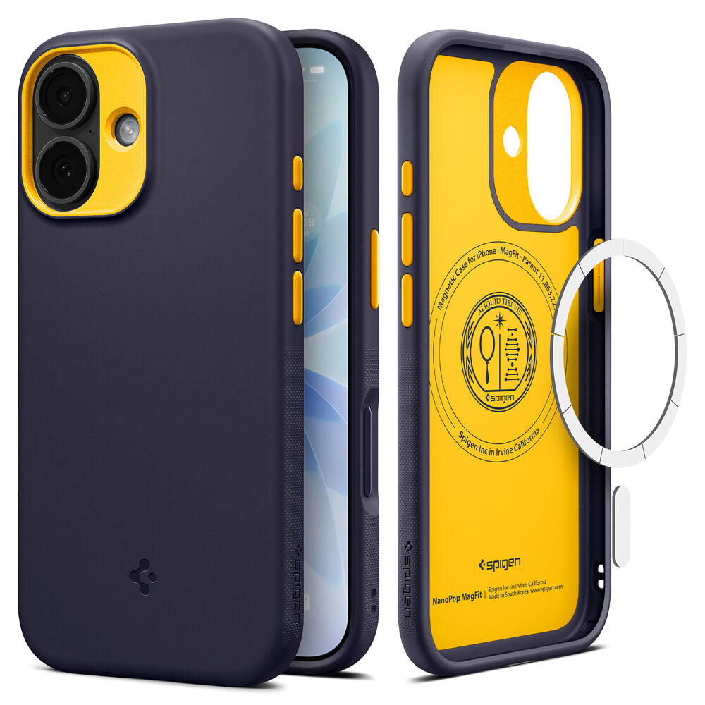 Husă Caseology Nano Pop MagSafe iPhone 17 – Blueberry Navy (bleumarin) – imagine 7