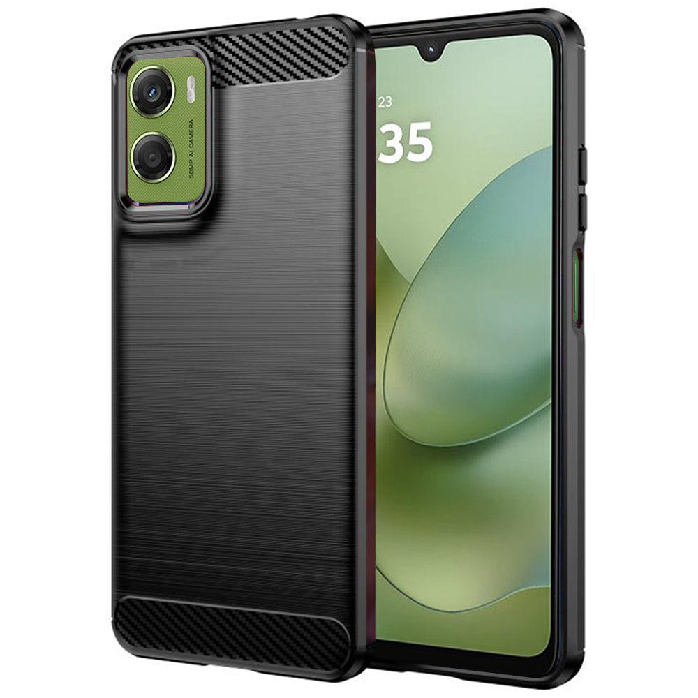Husă Motorola Moto G06 / Moto G06 Power Techsuit Carbon Silicone – imagine 1