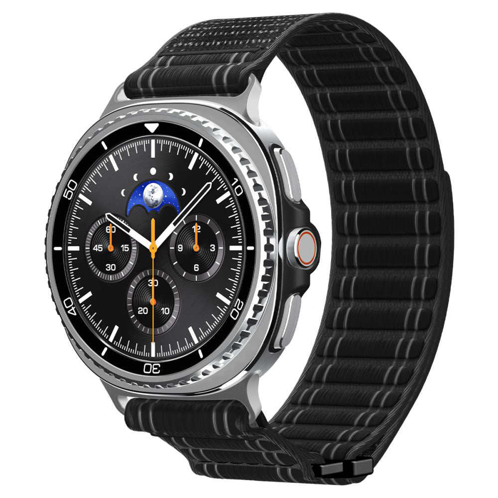 Curea textilă Spigen WBF0 Samsung Galaxy Watch9 / Watch8 / Watch8 Classic – Negru – imagine 2