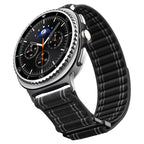 Curea textilă Spigen WBF0 Samsung Galaxy Watch9 / Watch8 / Watch8 Classic – Negru – imagine 1