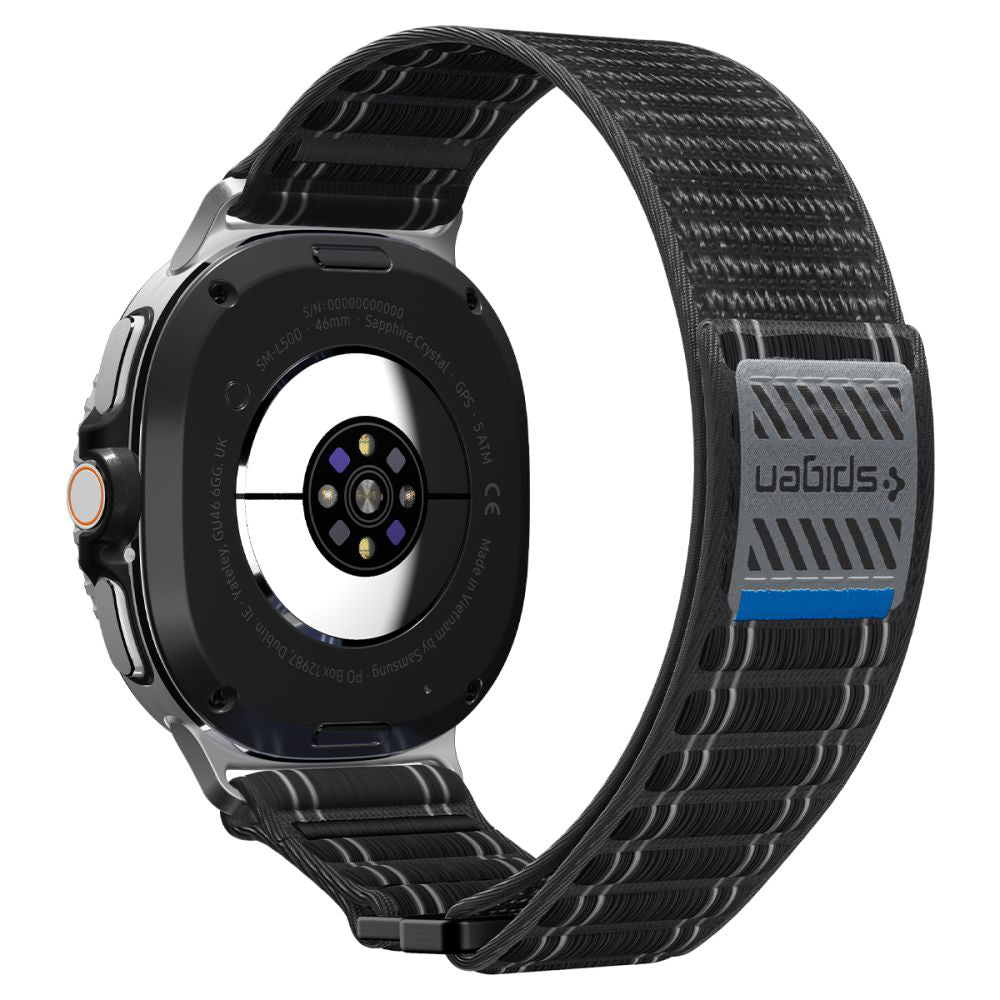 Curea textilă Spigen WBF0 Samsung Galaxy Watch9 / Watch8 / Watch8 Classic – Negru – imagine 3