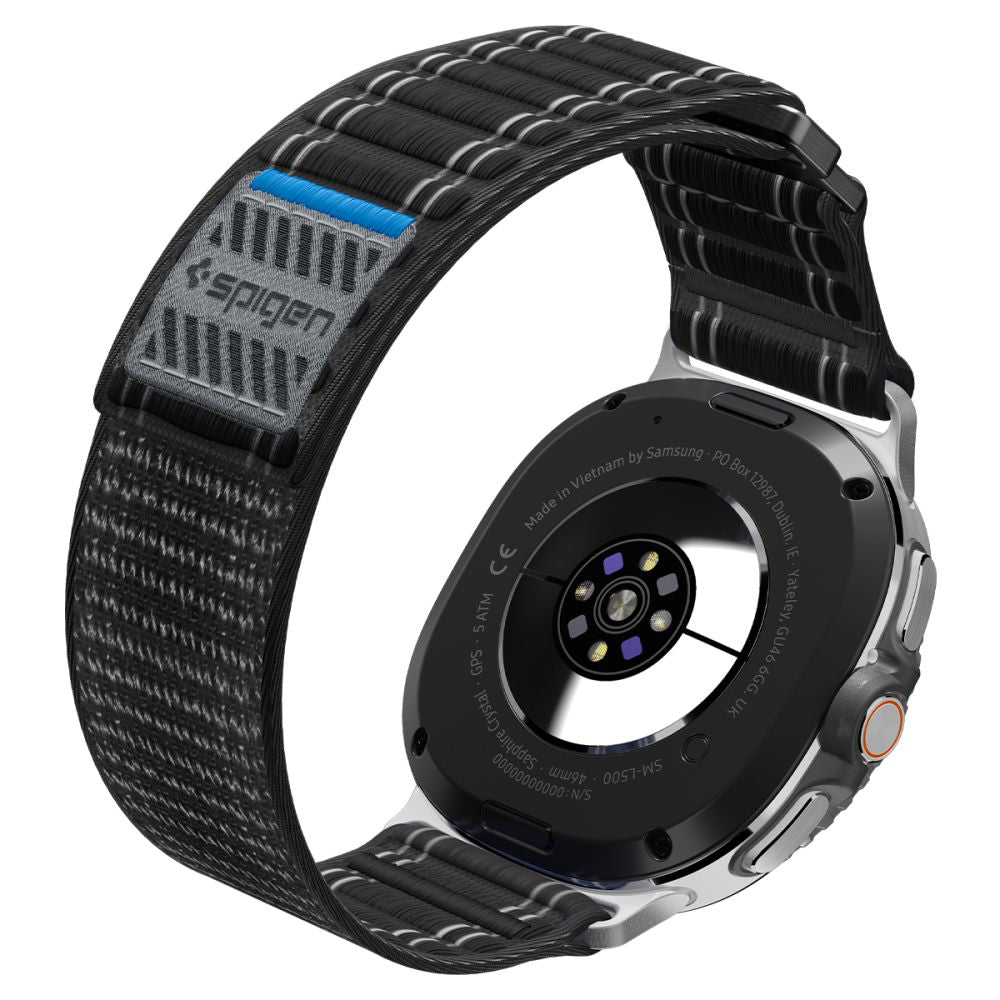 Curea textilă Spigen WBF0 Samsung Galaxy Watch9 / Watch8 / Watch8 Classic – Negru – imagine 7