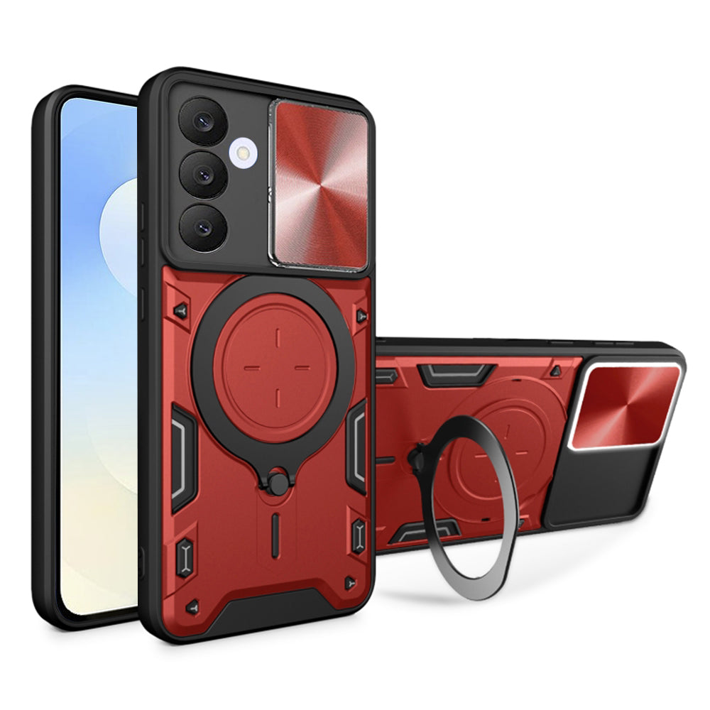 Husă Techsuit CamGuard Pro Galaxy S25 FE – Roșu – imagine 8