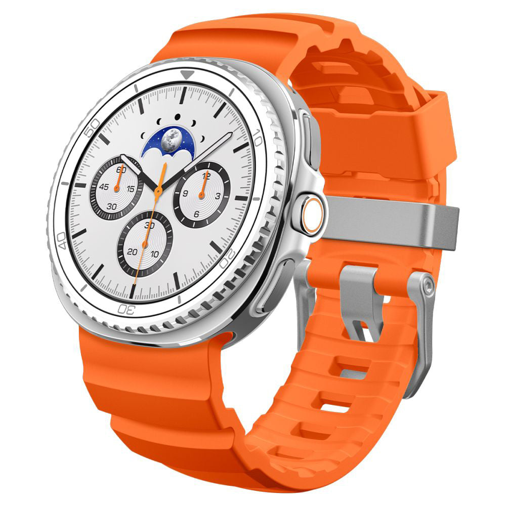 Curea din silicon Spigen WBS2 Samsung Galaxy Watch9 / Watch8 / Watch8 Classic – Portocaliu – imagine 6