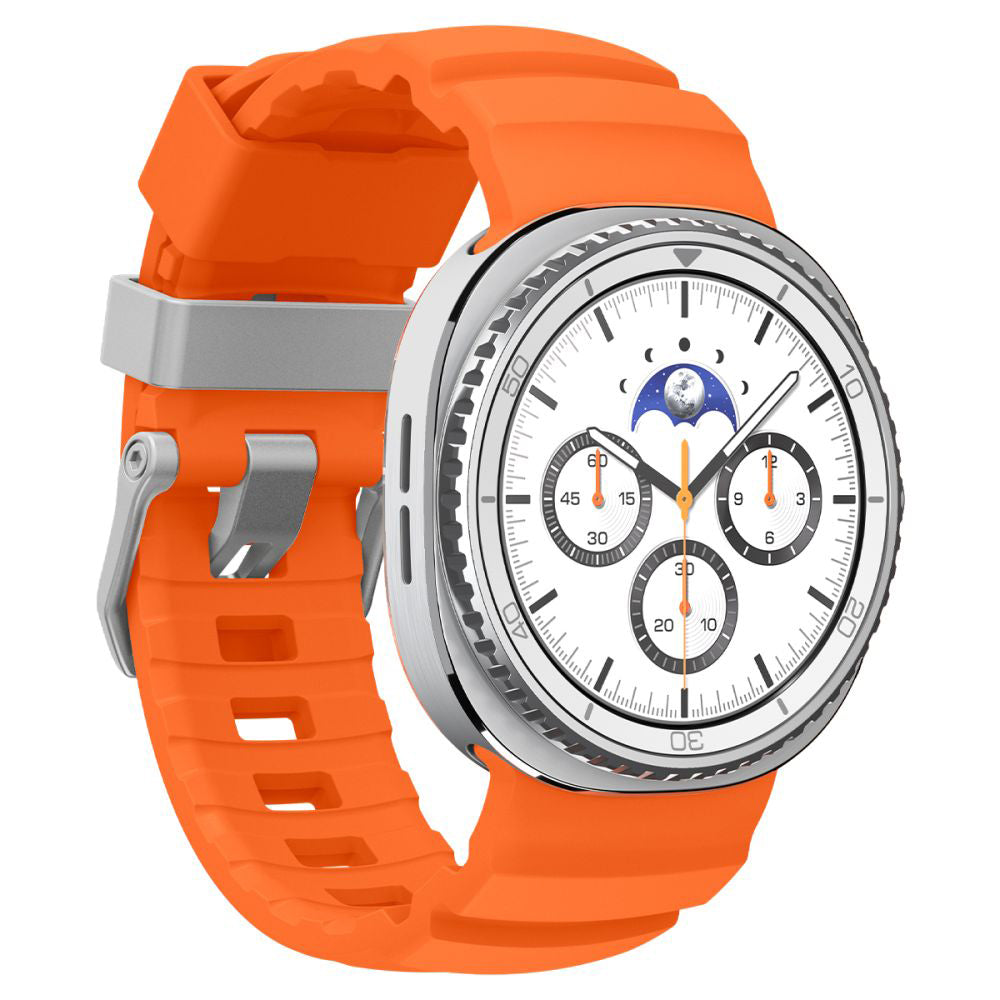 Curea din silicon Spigen WBS2 Samsung Galaxy Watch9 / Watch8 / Watch8 Classic – Portocaliu – imagine 4