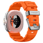 Curea din silicon Spigen WBS2 Samsung Galaxy Watch9 / Watch8 / Watch8 Classic – Portocaliu – imagine 2