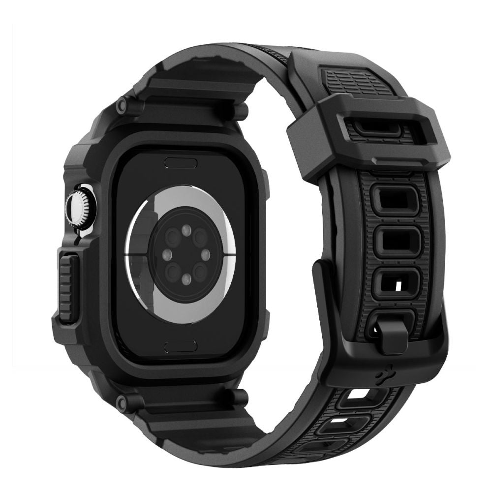 Husă cu curea Spigen Rugged Armor Pro V2 Apple Watch Series 11 / 10 (42 mm) – Negru mat – imagine 13
