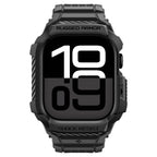 Husă cu curea Spigen Rugged Armor Pro V2 Apple Watch Series 11 / 10 (42 mm) – Negru mat – imagine 10
