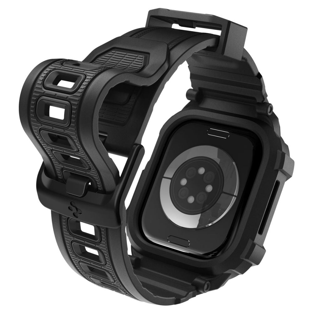 Husă cu curea Spigen Rugged Armor Pro V2 Apple Watch Series 11 / 10 (42 mm) – Negru mat – imagine 12