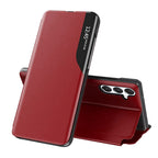 Husă flip Techsuit eFold Galaxy S25 FE – Roșu – imagine 4