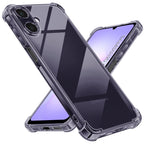 Husă transparentă Techsuit Shockproof Clear Silicone Galaxy A07 – Negru fumuriu – imagine 2