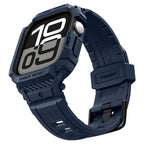 Husă cu curea Spigen Rugged Armor Pro V2 Apple Watch Series 11 / 10 (42 mm) – Bleumarin – imagine 18