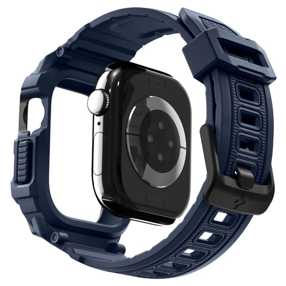 Husă cu curea Spigen Rugged Armor Pro V2 Apple Watch Series 11 / 10 (42 mm) – Bleumarin – imagine 19