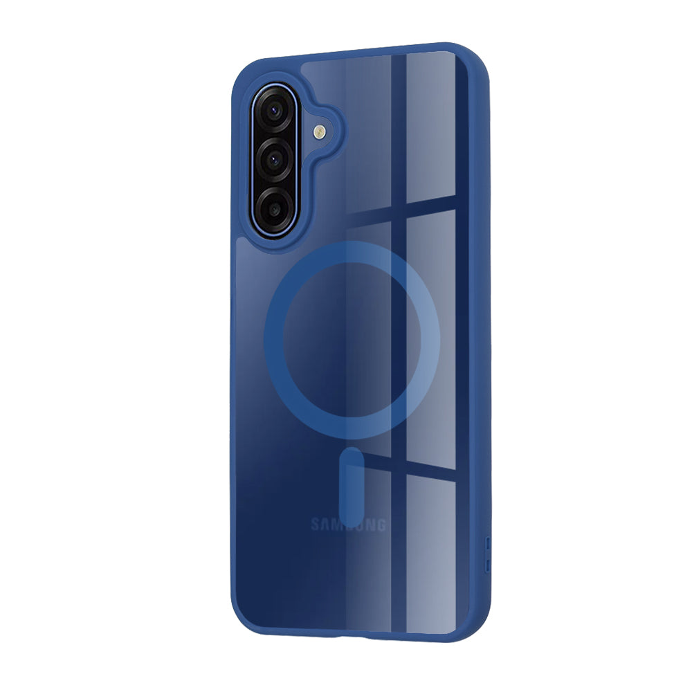 Husă transparentă Techsuit MagSafe Pro Galaxy A17 5G – Albastru – imagine 2