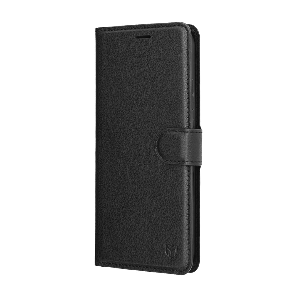 Husă Honor Magic8 Pro tip portofel Techsuit Leather Folio, negru – imagine 4