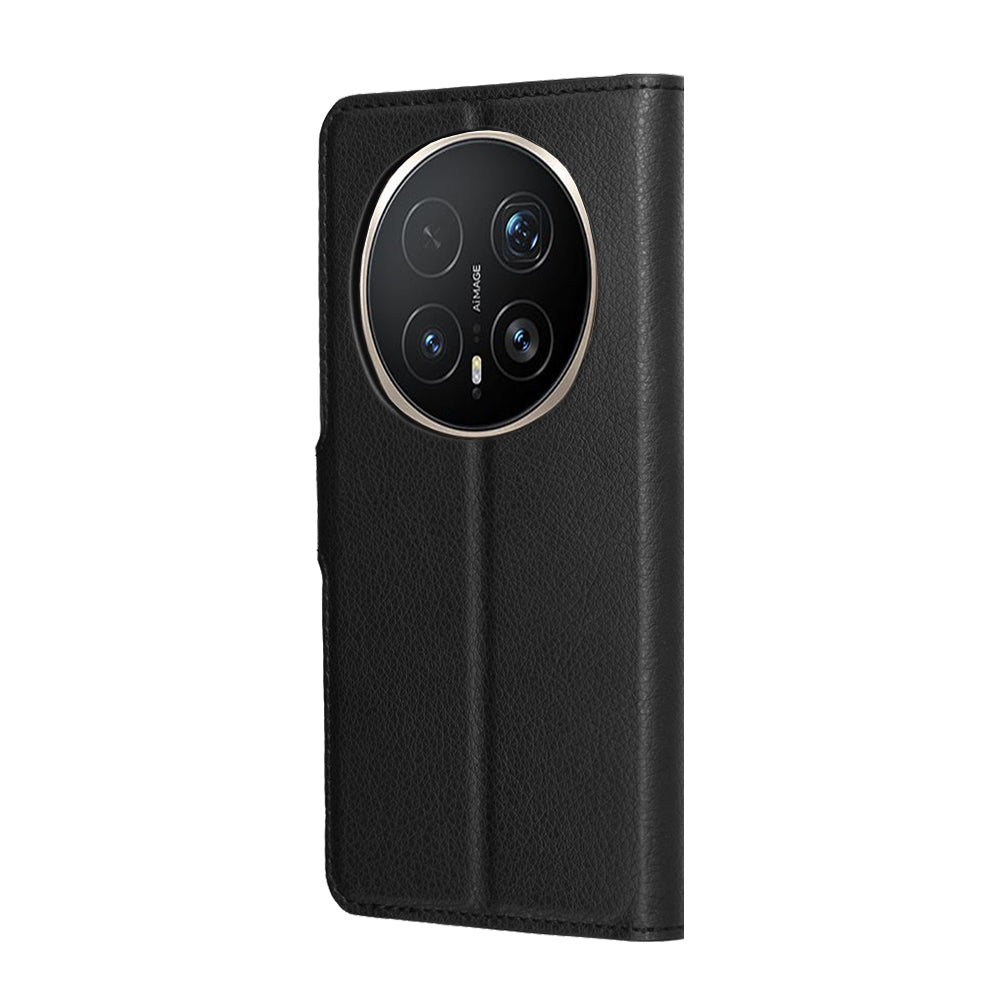 Husă Honor Magic8 Pro tip portofel Techsuit Leather Folio, negru – imagine 5