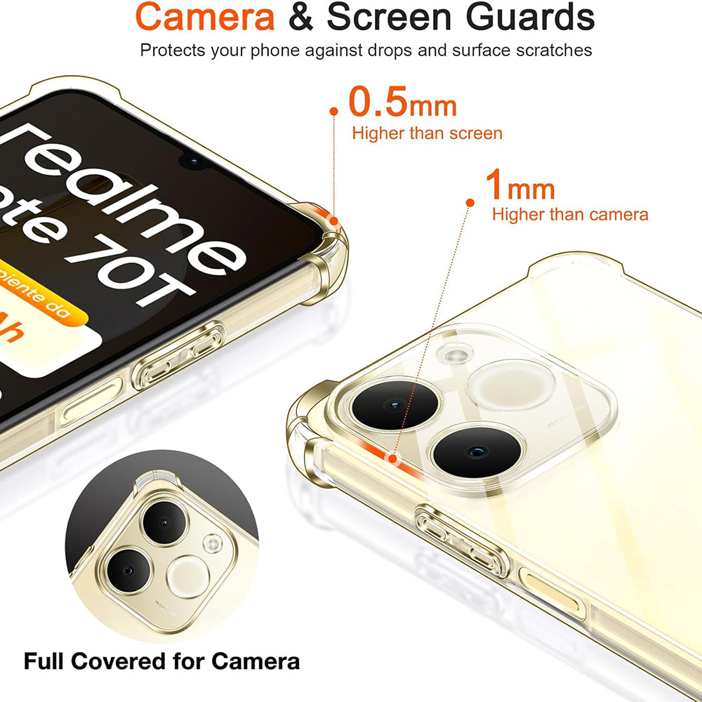 Husă Honor Magic8 Pro Techsuit Shockproof Clear Silicone – imagine 3