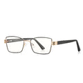 Ochelari lumină albastră femei, ramă metalică – Techsuit 3171 – Negru – imagine 2