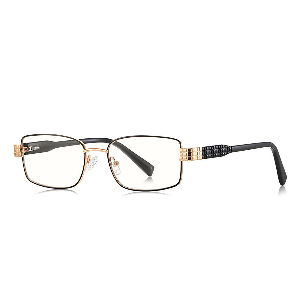 Ochelari lumină albastră femei, ramă îngustă – Techsuit 3163 – Negru – imagine 2