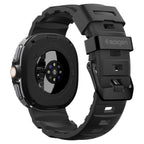 Curea din silicon Spigen WBS2 Samsung Galaxy Watch9 / Watch8 / Watch8 Classic – Negru – imagine 9