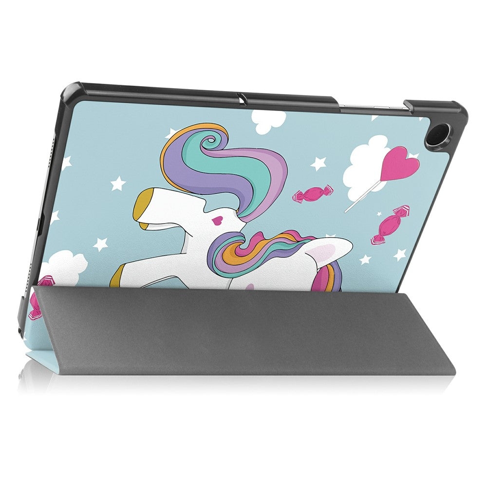 Husă Samsung Galaxy Tab A11 Plus / A9 Plus Techsuit FoldPro, unicorn – imagine 3