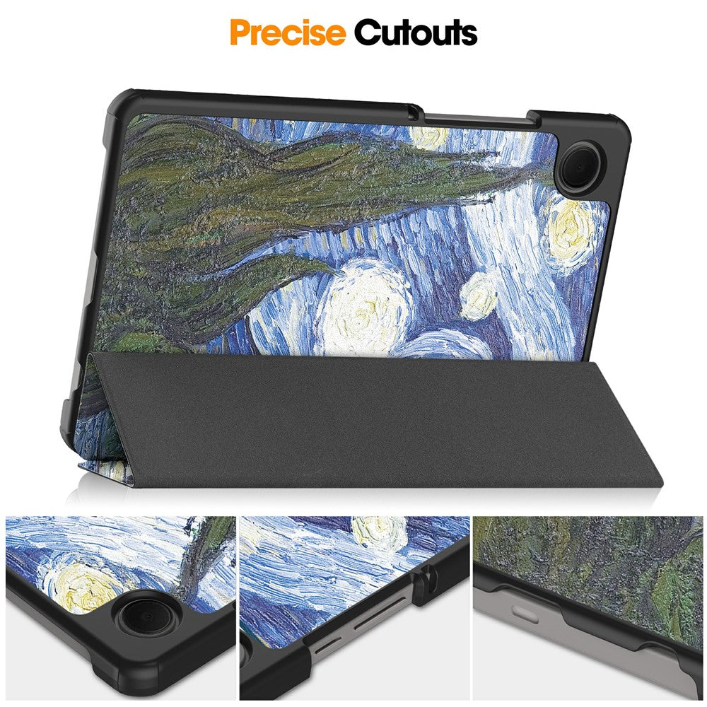 Husă Samsung Galaxy Tab A11 / A9 Techsuit FoldPro, starry night – imagine 3