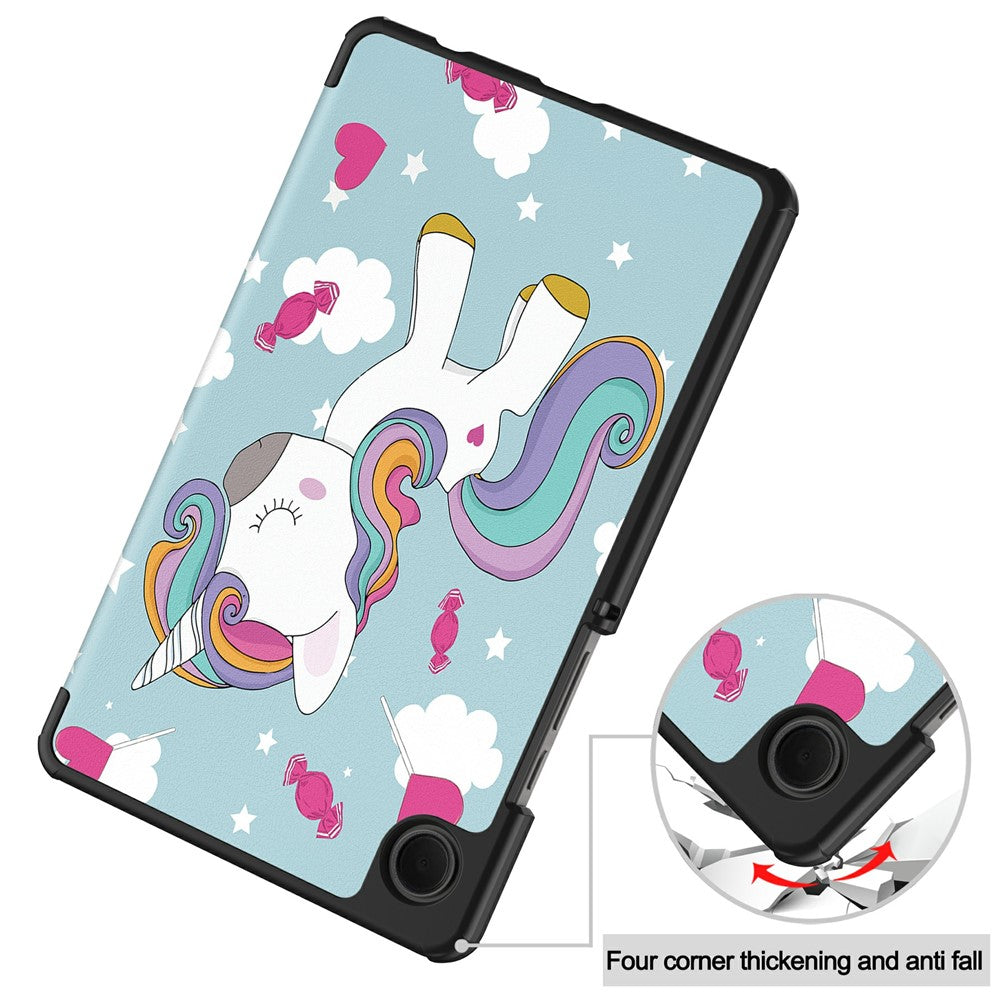 Husă Samsung Galaxy Tab A11 / A9 Techsuit FoldPro, unicorn – imagine 2