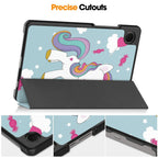 Husă Samsung Galaxy Tab A11 / A9 Techsuit FoldPro, unicorn – imagine 3