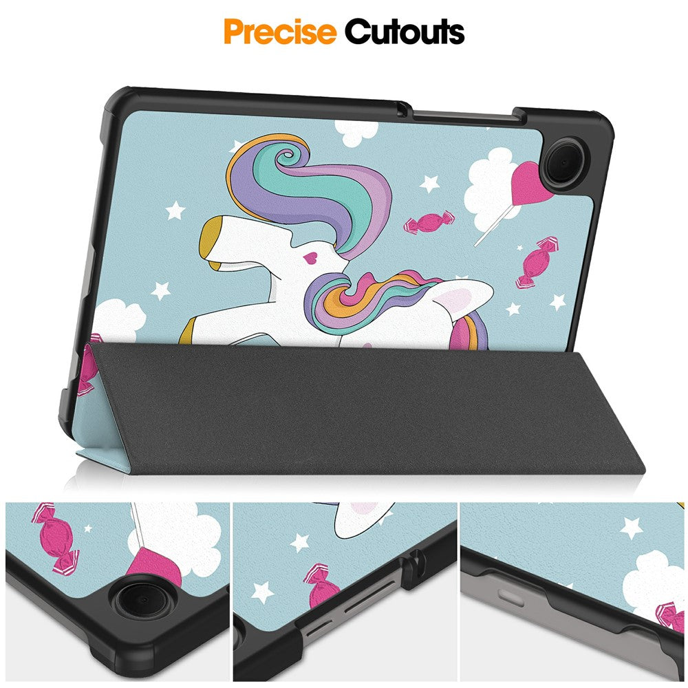 Husă Samsung Galaxy Tab A11 / A9 Techsuit FoldPro, unicorn – imagine 3