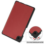 Husă Samsung Galaxy Tab A11 / A9 Techsuit FoldPro, roșu – imagine 2