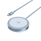 Încărcător magnetic Ugreen MagFlow Qi2 MagSafe 25W – imagine 1
