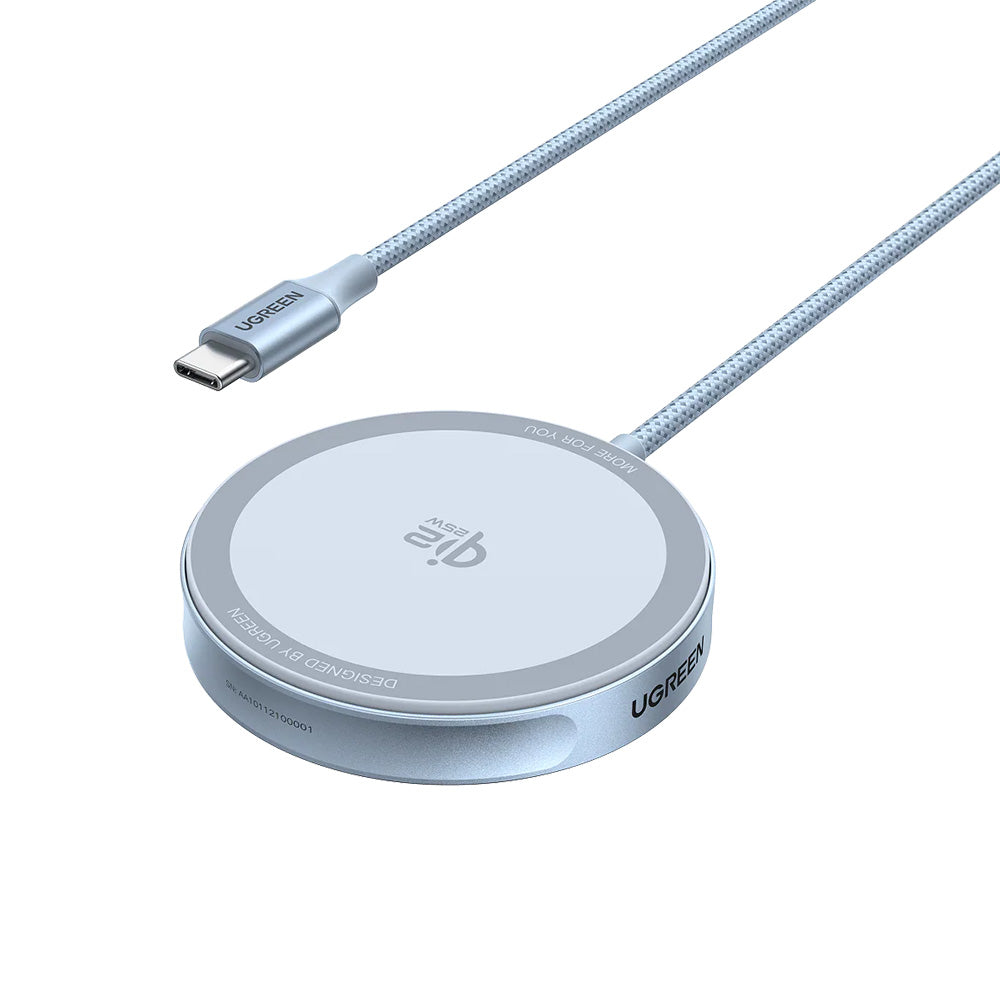 Încărcător magnetic Ugreen MagFlow Qi2 MagSafe 25W – imagine 1