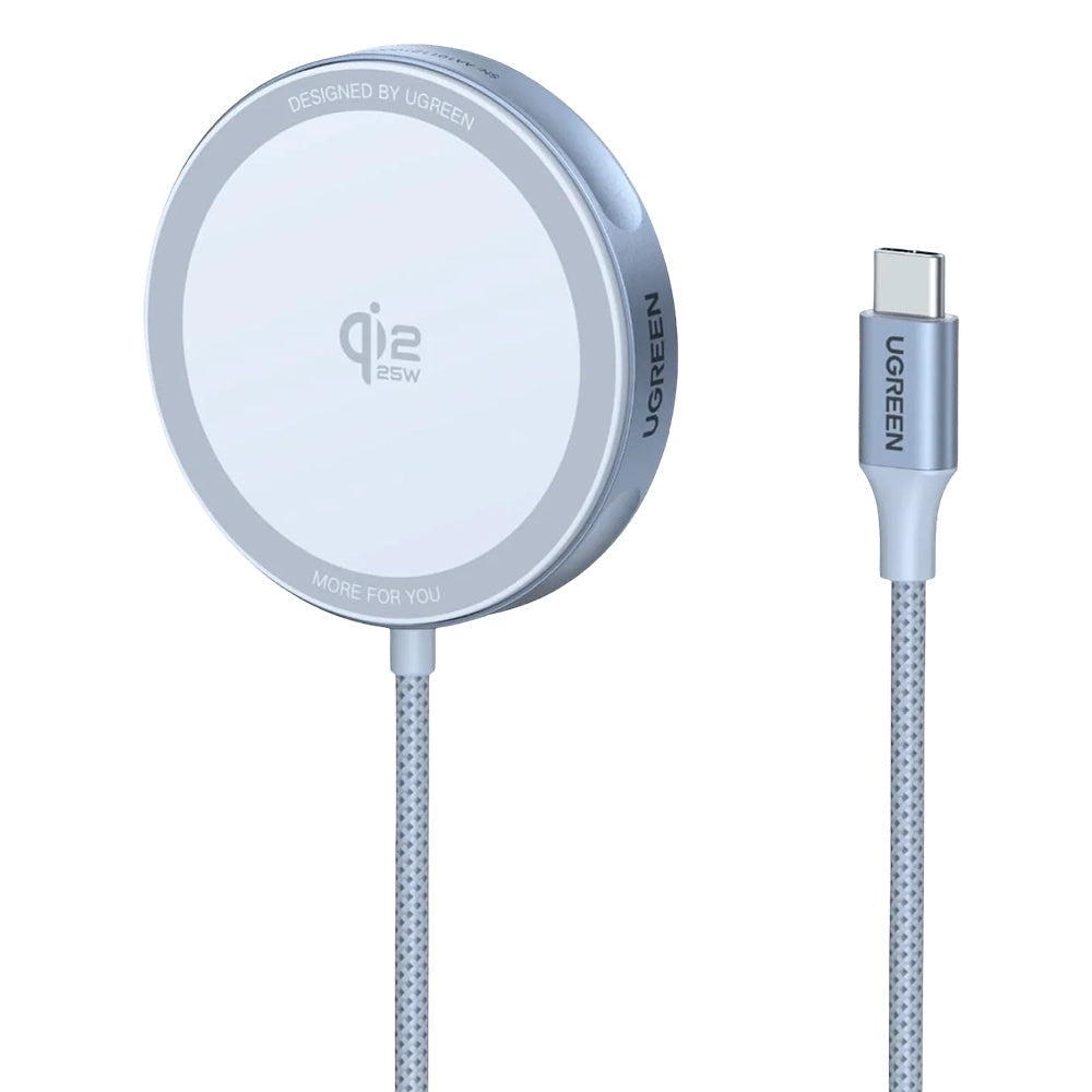 Încărcător magnetic Ugreen MagFlow Qi2 MagSafe 25W – imagine 2