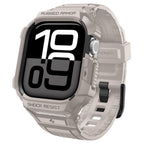Husă cu curea Spigen Rugged Armor Pro V2 Apple Watch Series 11 / 10 (42 mm) – Bej (Dune Beige) – imagine 1