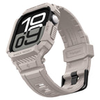 Husă cu curea Spigen Rugged Armor Pro V2 Apple Watch Series 11 / 10 (42 mm) – Bej (Dune Beige) – imagine 4