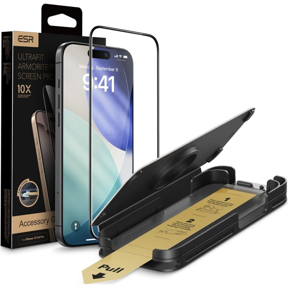 Folie sticlă ESR Gorilla Glass UltraFit iPhone 17 / 16 Pro – imagine 1 din 6